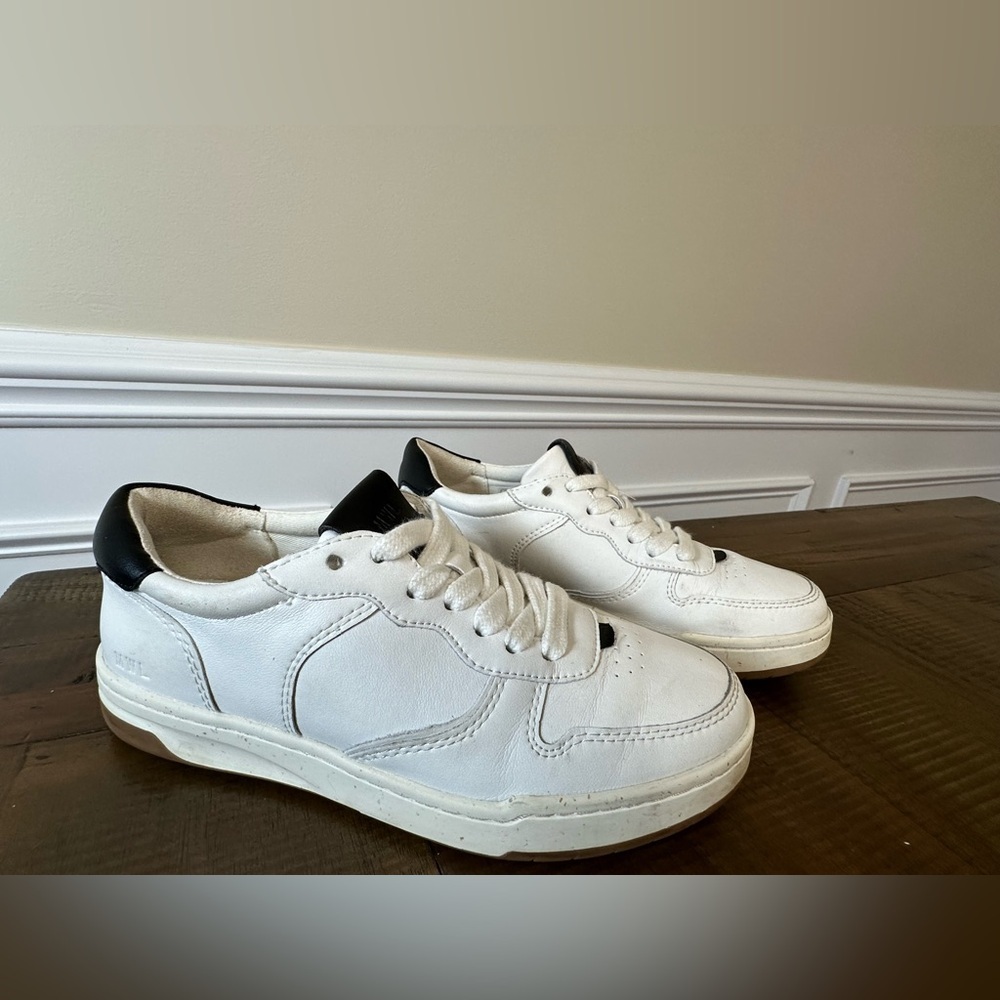 MADEWELL women’s size 6 men’s size 4.5 Court Sneaker - Almost Black Multi